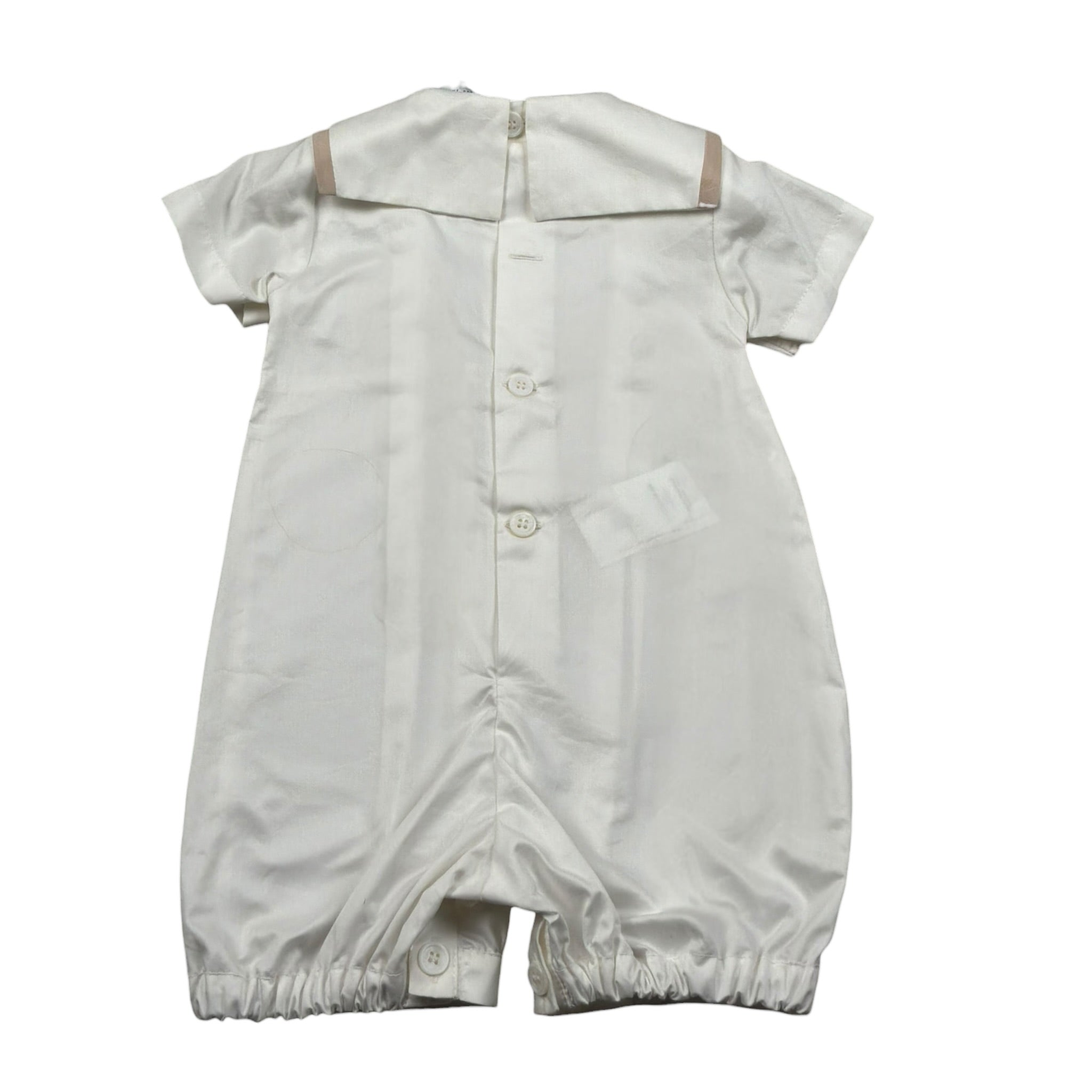 Aletta Pagliaccetto Mezza Manica tinta unita Panna per Neonato MA22031 PANNA ALETTA 
