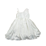 Alice Pi Abito Cerimonia Tinta Unita con Tulle per Bambina 2209 BIANCO ALICE PI 
