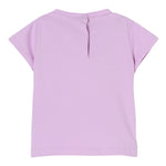 Alice Pi T-Shirt Girocollo Tinta Unita con Logo per Neonata HA5063X LILLA ALICE PI 