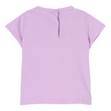 Alice Pi T-Shirt Girocollo Tinta Unita con Logo per Neonata HA5063X LILLA ALICE PI 