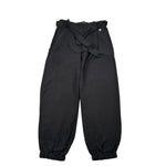 Alice Pi Pantalone Tinta Unita con Cintura per Bambina S242417 NERO ALICE PI 