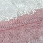 Amaya Abito Mezza Manica tinta unita con Tulle Bianco per Neonata 591004 BIANCO AMAYA 