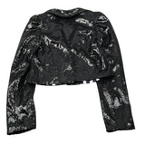 Aniye By Girl Giacca Paillettata tinta unita Nero per Bambina 032464 NERO ANIYE BY GIRL 