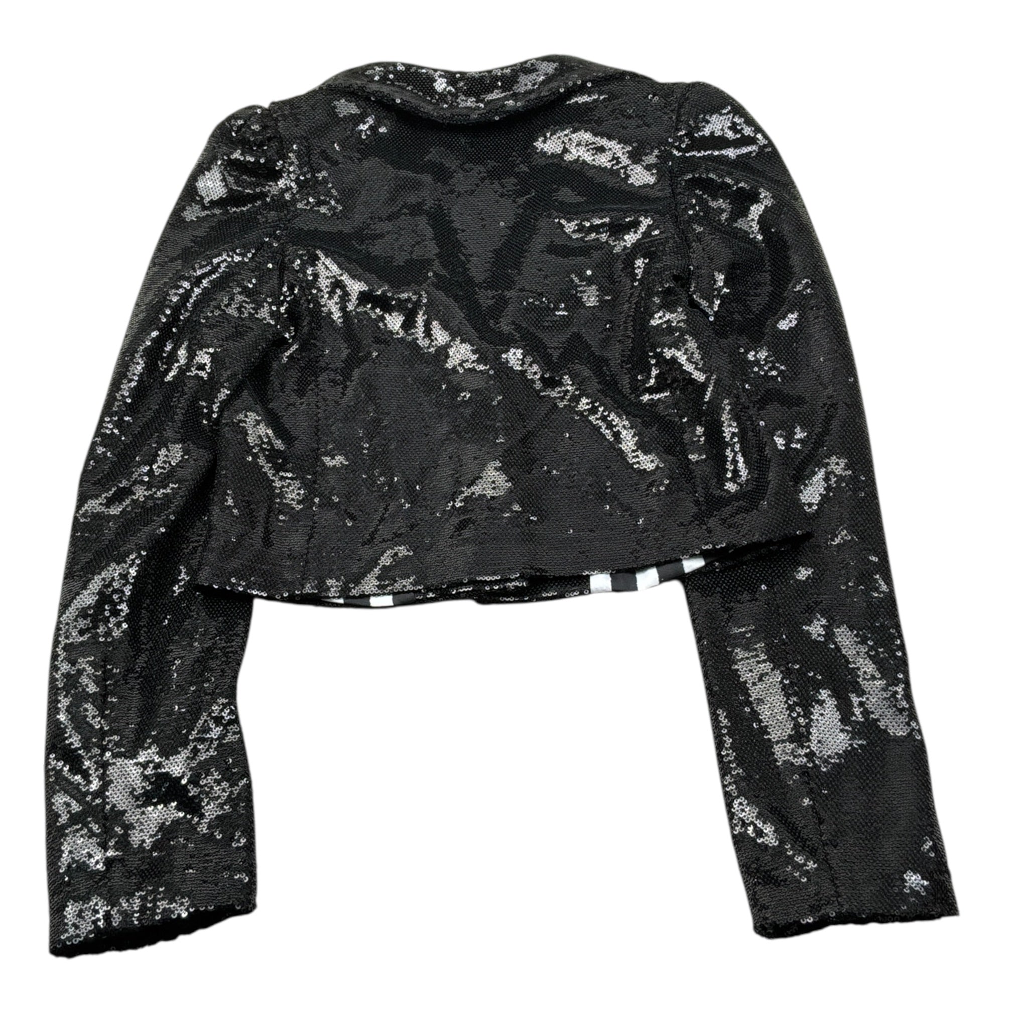 Aniye By Girl Giacca Paillettata tinta unita Nero per Bambina 032464 NERO ANIYE BY GIRL 