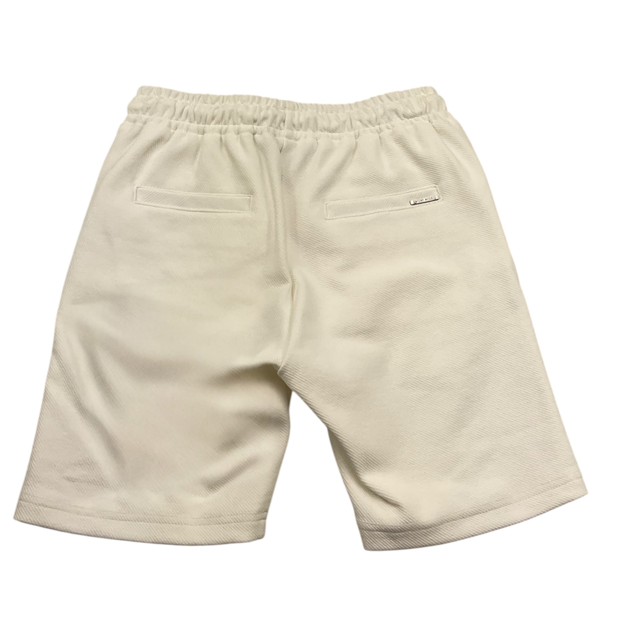 Antony Morato Bermuda Tinta Unita con Elastico In Vita per Bambino MKFS00023 BIANCO ANTONY MORATO 