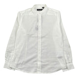 Antony Morato Camicia Manica Lunga Tinta Unita Collo Coreano per Bambino MKKSL00299 BIANCO ANTONY MORATO 