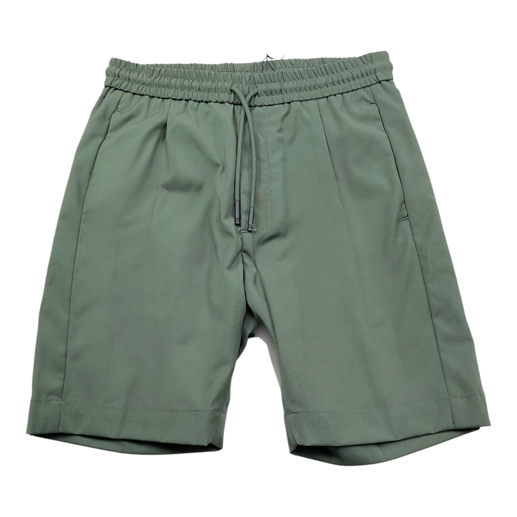 Antony Morato Bermuda Tinta Unita con Elastico In Vita per Bambino MKSH00080 VERDE ANTONY MORATO 