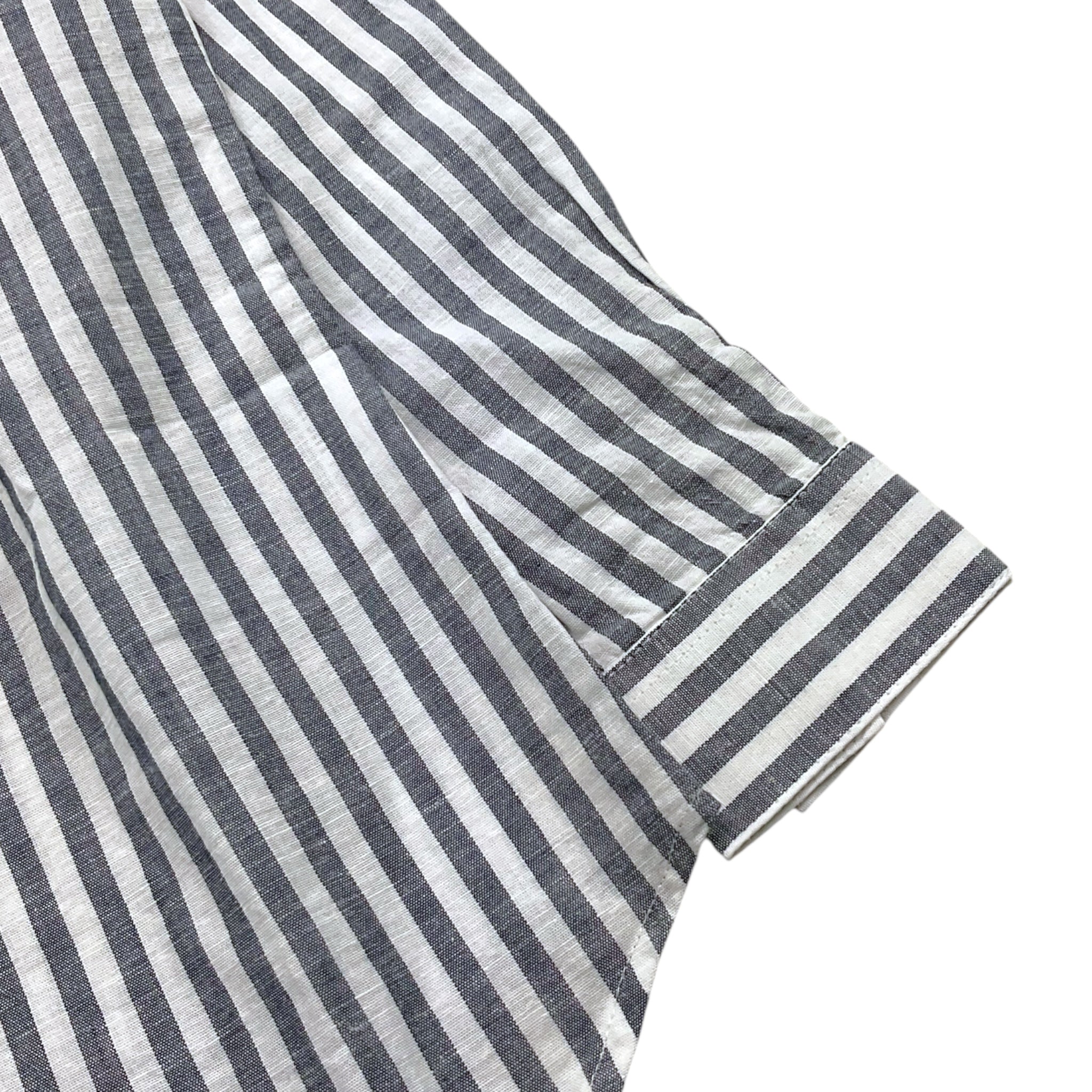 Antony Morato Camicia Tinta Unita con Fantasia A Righe per Bambino MKSL00251 BIANCO ANTONY MORATO 