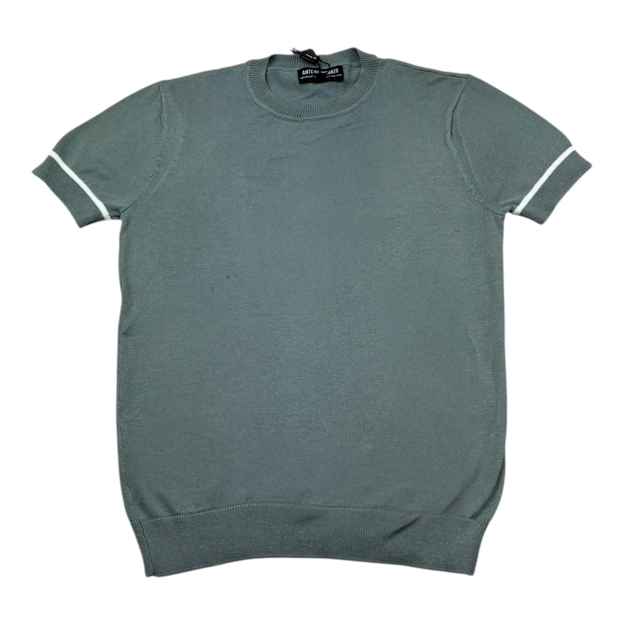 Antony Morato T-Shirt In Maglia Tinta Unita per Bambino MKSW01292 VERDE ANTONY MORATO 