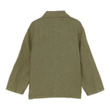 Aspesi Camicia Manica Lunga Tinta Unita per Bambino S25009GCL6000X VERDE ASPESI 
