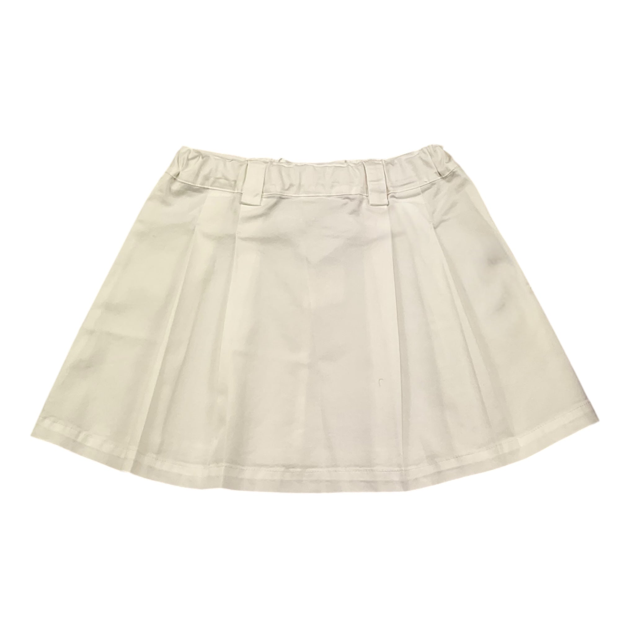 Aspesi Gonna Tinta Unita con Girovita Regolabile per Bambina S25014GN6058 BIANCO ASPESI 