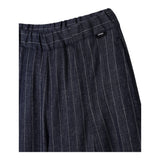 Aspesi Pantalone Modello A Palazzo con Fantasia A Righe per Bambina S25075PLN1007 BLU ASPESI 
