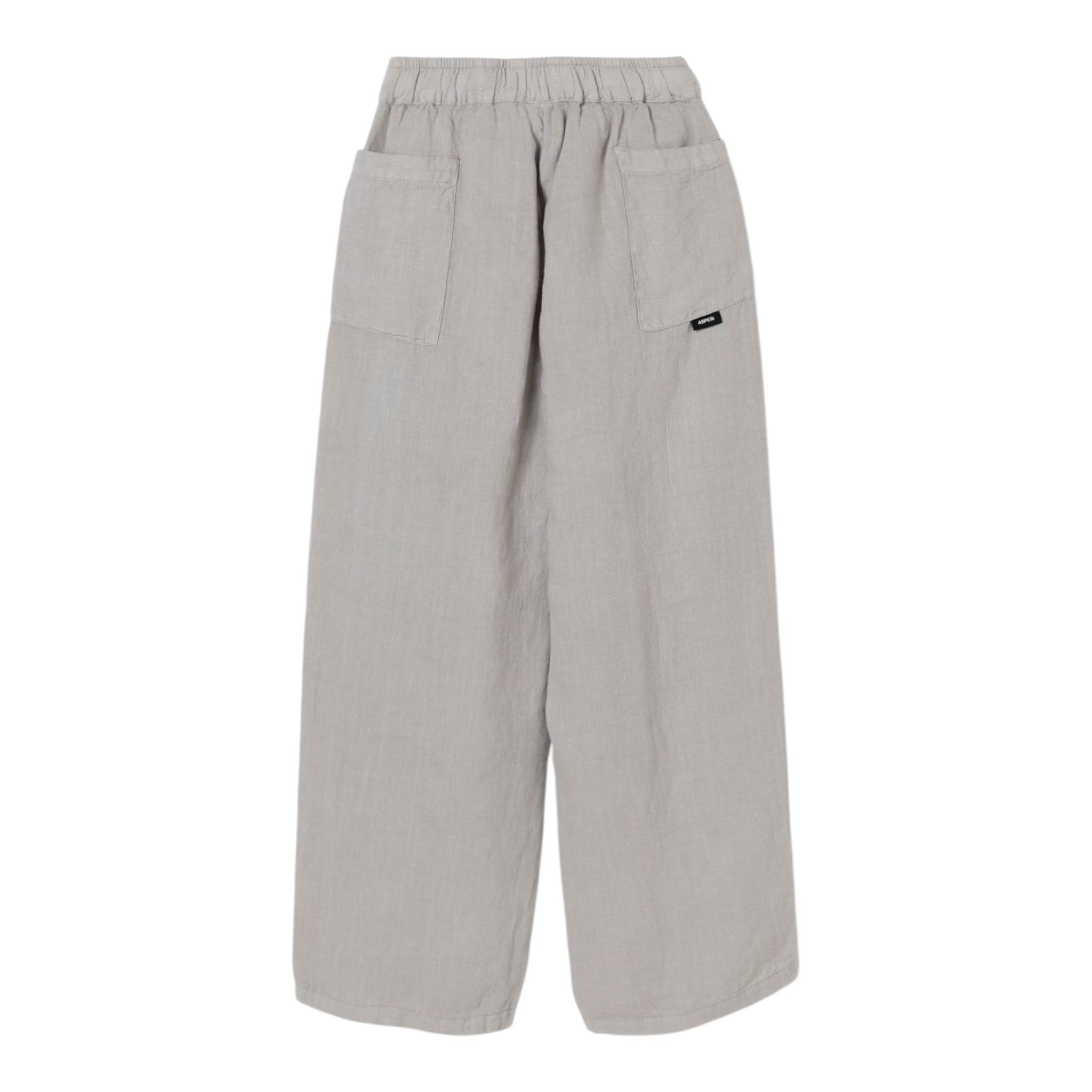 Aspesi Pantalone Tinta Unita con Elastico In Vita per Bambino S25078PLL6000 GRIGIO ASPESI 
