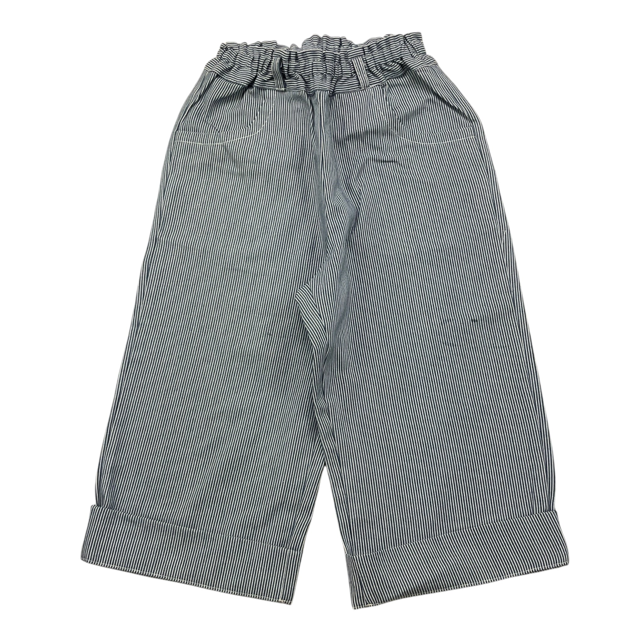 Babe & Tess Pantalone Bicolore Fantasia A Righe per Bambina 06518025 BIANCO/BLU BABE & TESS 