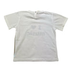Babe & Tess T-Shirt Girocollo Tinta Unita con Stampa per Neonata 21518156N BIANCO BABE & TESS 