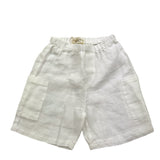 Babe & Tess Short Tinta Unita con Elastico In Vita per Neonata 24518180N BIANCO BABE & TESS 
