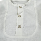Babyvip Camicia Tinta Unita con Bottoni In Contrasto per Neonato T1345 BIANCO BABYVIP 