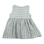 Babyvip Abito Tinta Unita con Fantasia A Righe per Neonata T1352 VERDE BABYVIP 