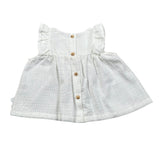 Babyvip Camicia Tinta Unita Giromanica per Neonata T1355 BIANCO BABYVIP 