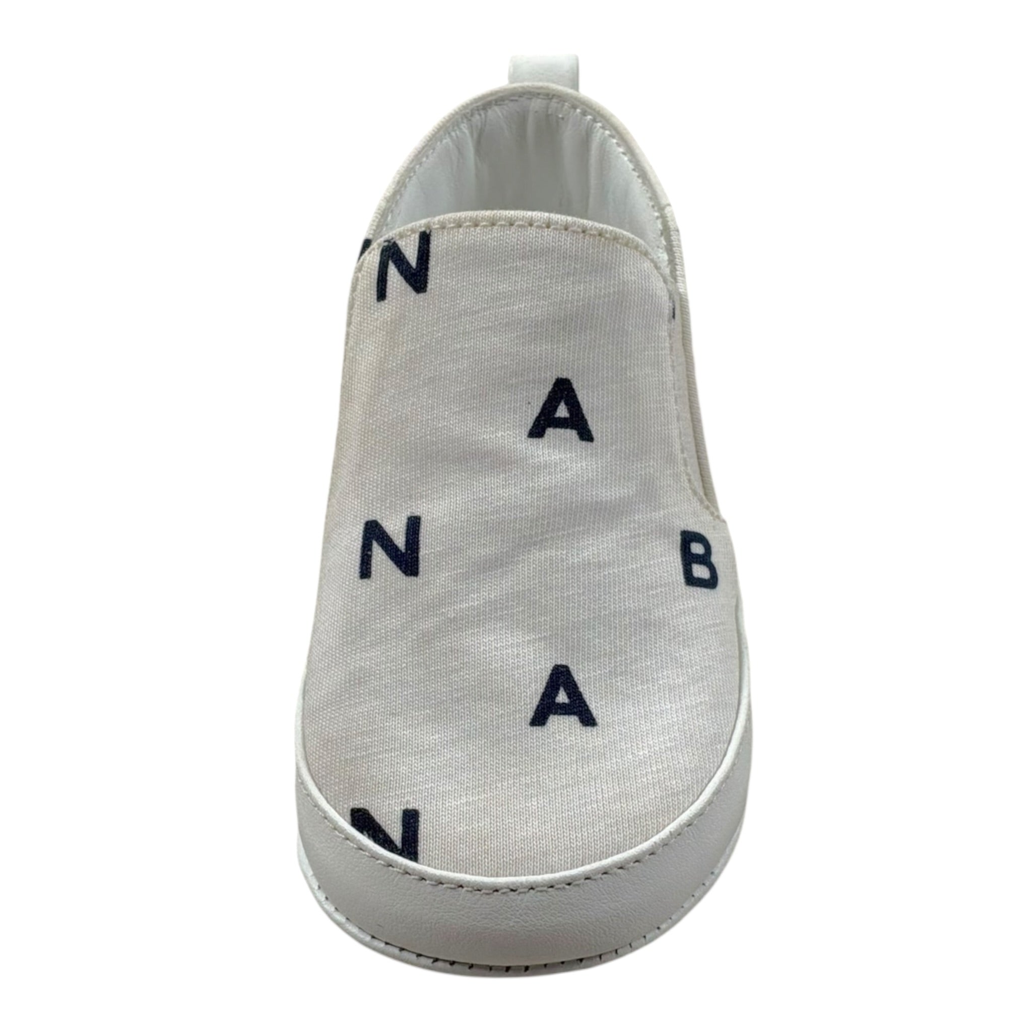 Balmain Sneakers Tinta Unita con Stampa per Neonato BU0576 PANNA BALMAIN 