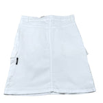 Balmain Gonna Tinta Unita con Bottoni per Bambina BW7A41 BIANCO BALMAIN 
