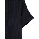 Balmain T-Shirt Girocollo Tinta Unita Logata per Bambino BW8R31X BLU BALMAIN 