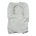 Bamboom+Babies Set 2 Pezzi Lenzuola con Angoli Tinta Unita per Neonato 217 BIANCO BAMBOOM+BABIES 