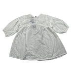 Bamboom+Babies Abito Manica Lunga Tinta Unita In Pizzo Sangallo per Neonata 816 BIANCO BAMBOOM+BABIES 