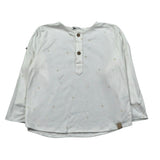 Bamboom+Babies Shirt Tinta Unita con Bottoni per Neonato 849 PANNA BAMBOOM+BABIES 