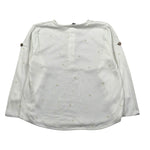 Bamboom+Babies Shirt Tinta Unita con Bottoni per Neonato 849 PANNA BAMBOOM+BABIES 
