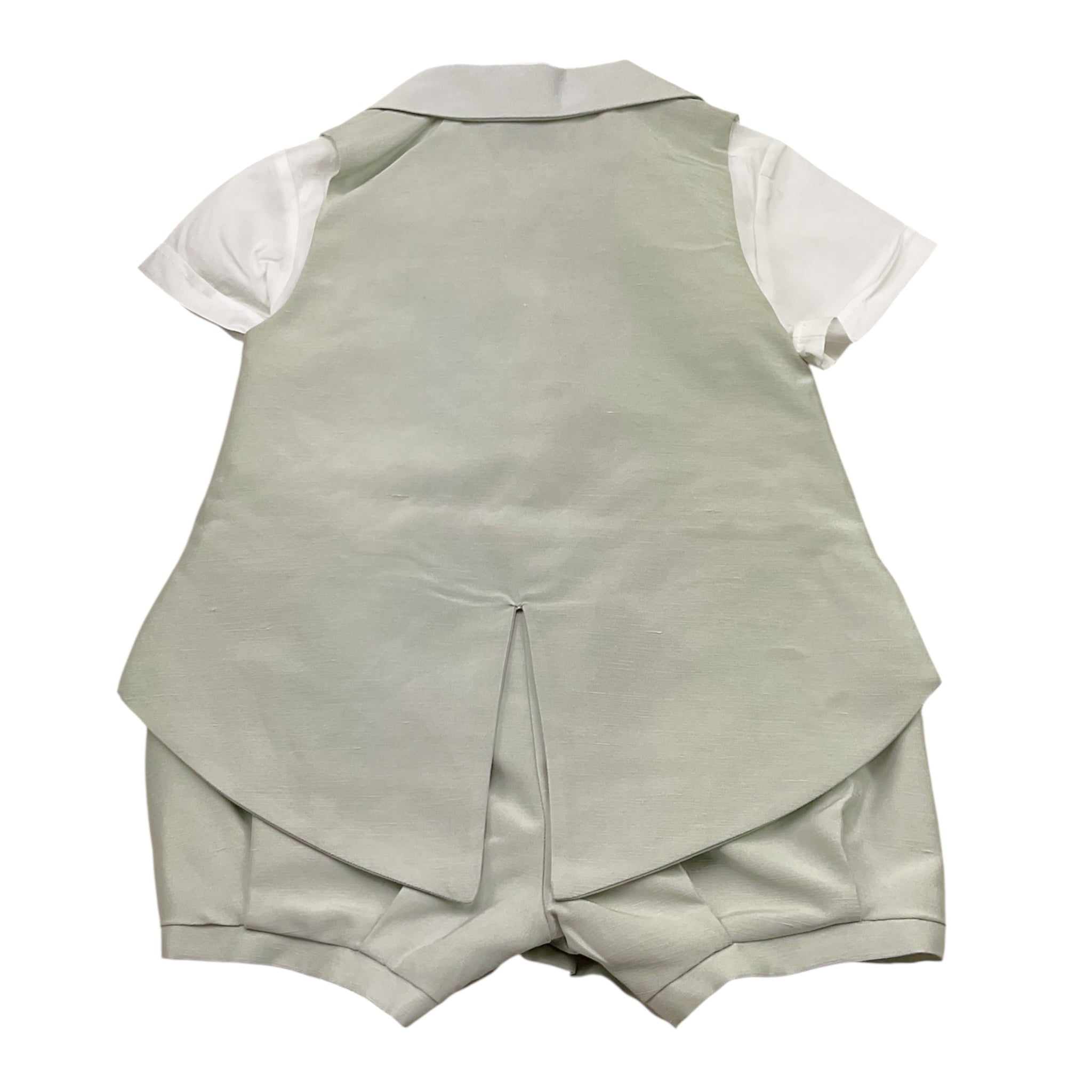 Barcellino Completo 2 Pezzi Body-Pagliaccetto per Neonato 120711 BIANCO/GRIGIO BARCELLINO 