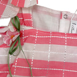 Barcellino Completo 2 Pezzi Tp-Short Bicolore  per Neonata 9674 BIANCO/ROSA BARCELLINO 