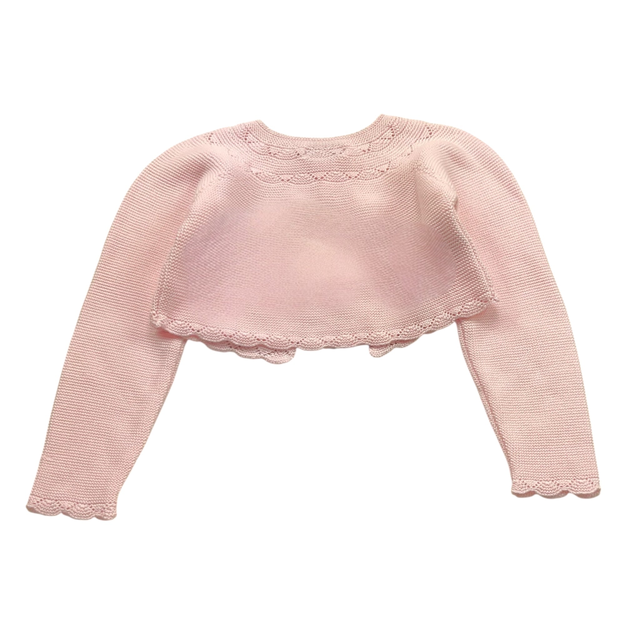 Barcellino Coprispalle Tinta Unita In Filo per Bambina 9678B ROSA BARCELLINO 