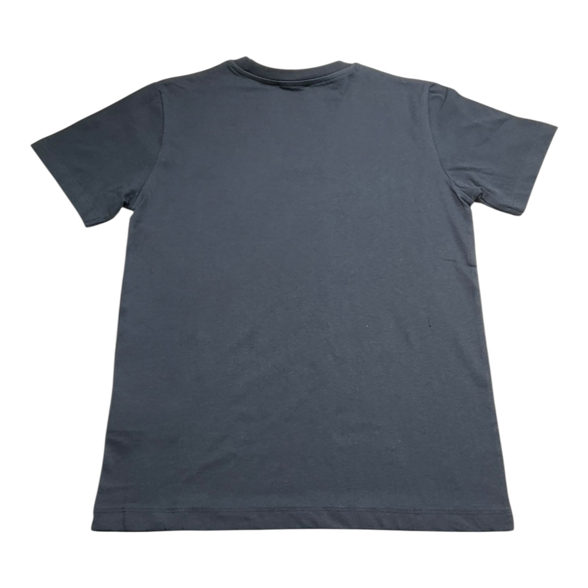 Bikkembergs T-Shirt Girocollo Tinta Unita con Stampa per Bambino FHIE NERO BiKKEMBERGS 