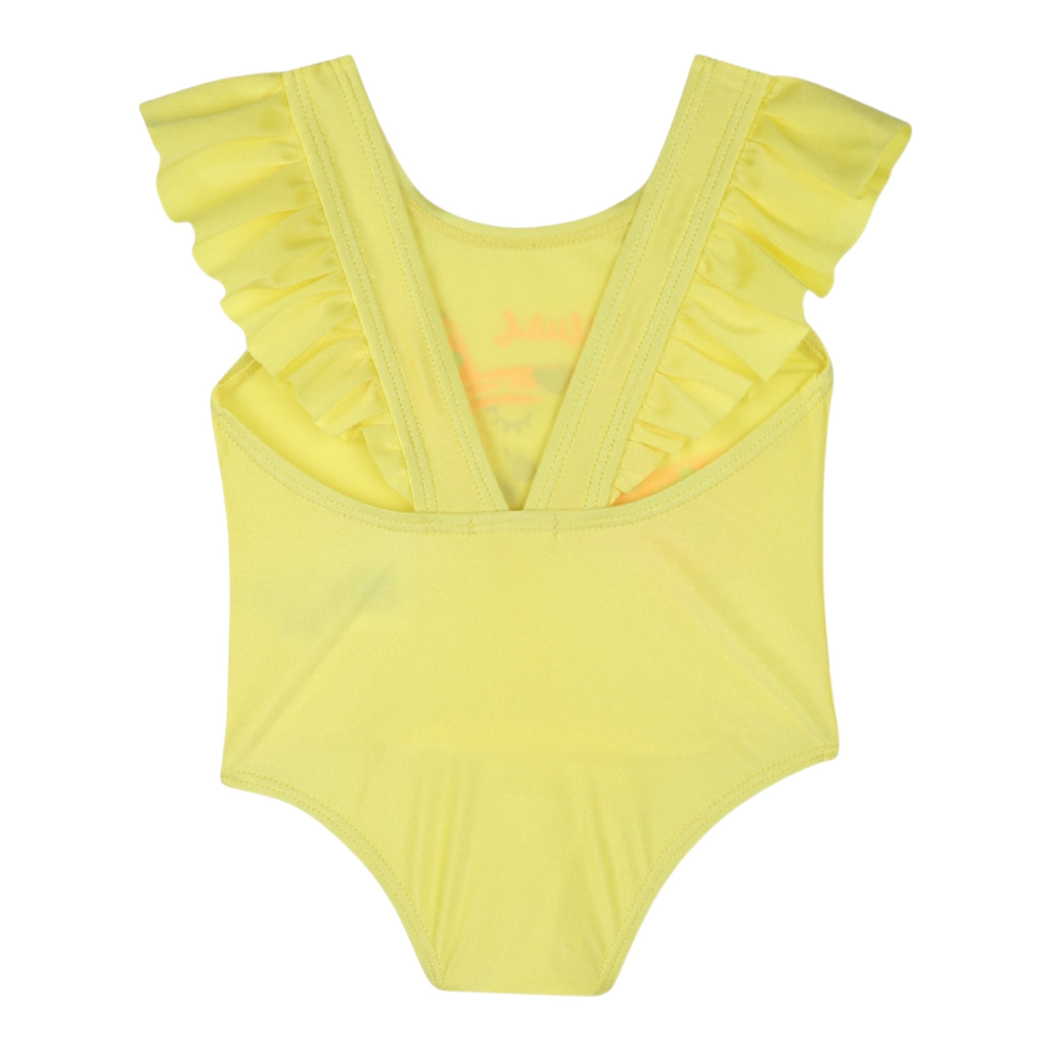 Billieblush Costume Un Pezzo Tinta Unita con Ricami per Neonata U20834 GIALLO BillIEBLUSH 