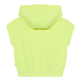 Billieblush Felpa Smanicata Tinta Unita con Cappuccio per Neonata U20846XN GIALLO FLUO BillIEBLUSH 