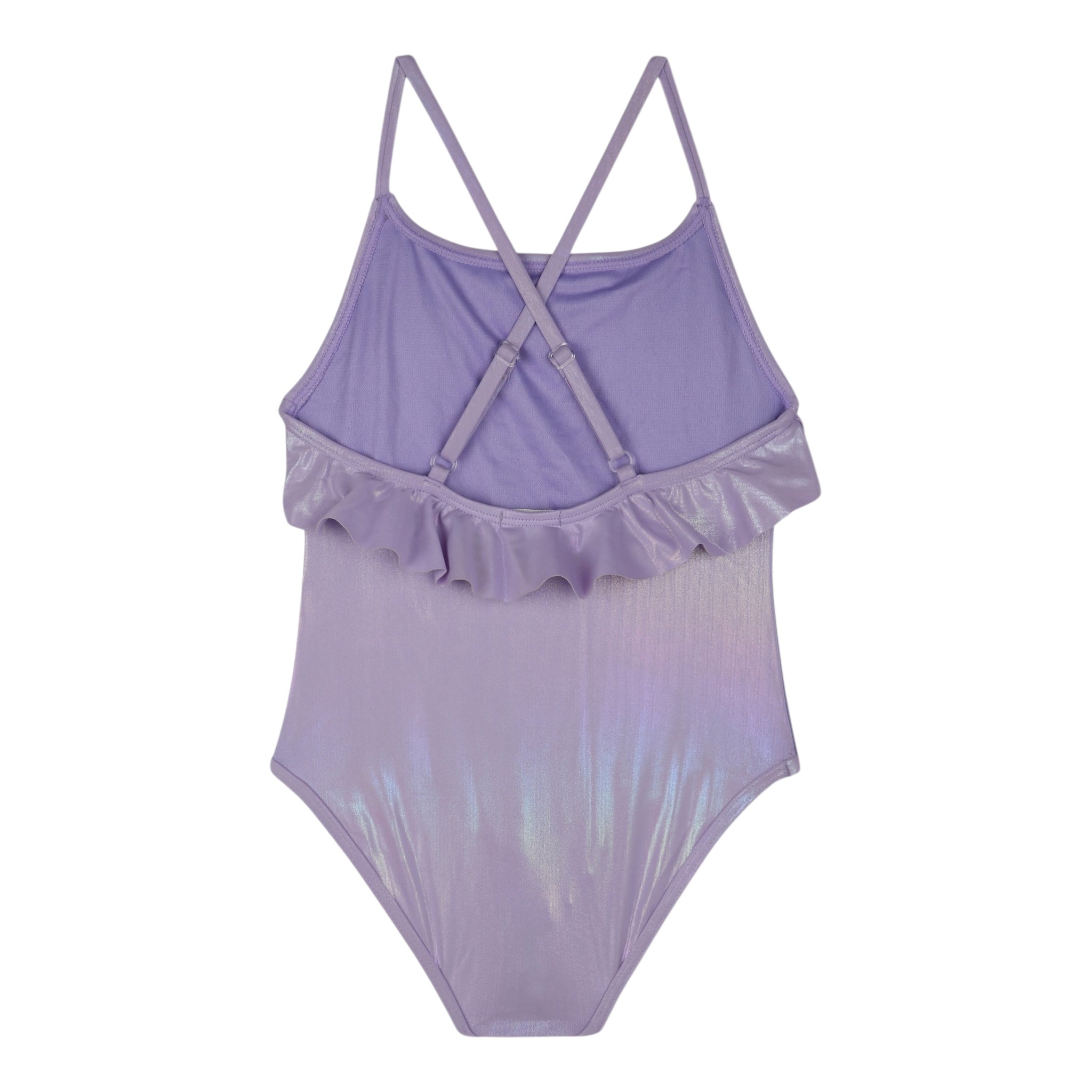 Billieblush Costume Intero Tinta Unita con Paillettes per Bambina U20925 LILLA BillIEBLUSH 