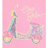 Billieblush T-Shirt Tinta Unita con Stampa Paillettes per Neonata U20950X ROSA BillIEBLUSH 