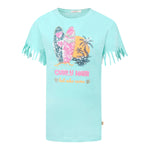 Billieblush Abito Tinta Unita con Paillettes per Bambina U20980 VERDE ACQUA BillIEBLUSH 
