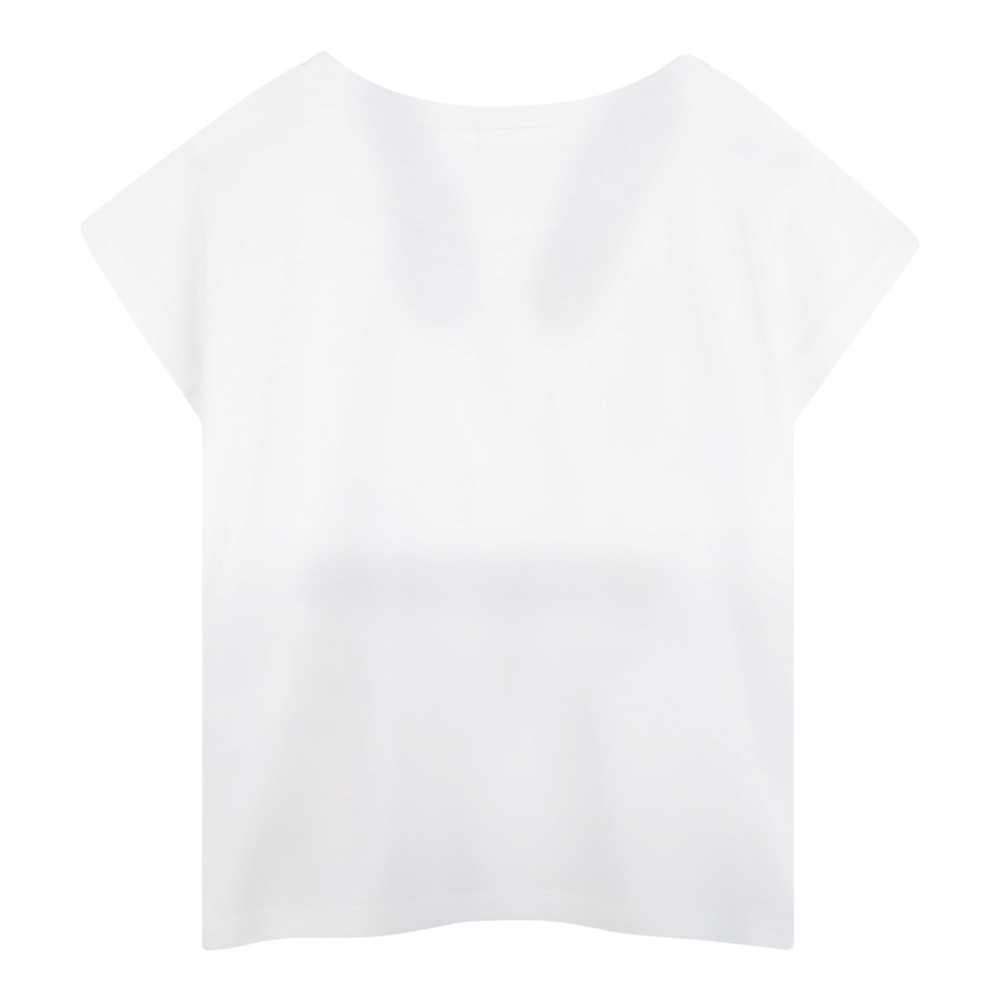 Billieblush T-Shirt Tinta Unita con Stampa Brillantini per Neonata U21036X BIANCO BillIEBLUSH 