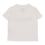 Blauer T-Shirt Giricollo Tinta Unita con Stampa per Neonato 24SBLKH02507N BIANCO BLAUER 