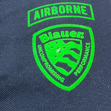Blauer Polo Mezza Manica Tinta Unita con Stampa per Neonato 24SBLKT02244N BLU BLAUER 