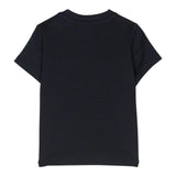 Boss T-Shirt Girocollo Tinta Unita con Stampa per Neonato J05P12 NERO BOSS 