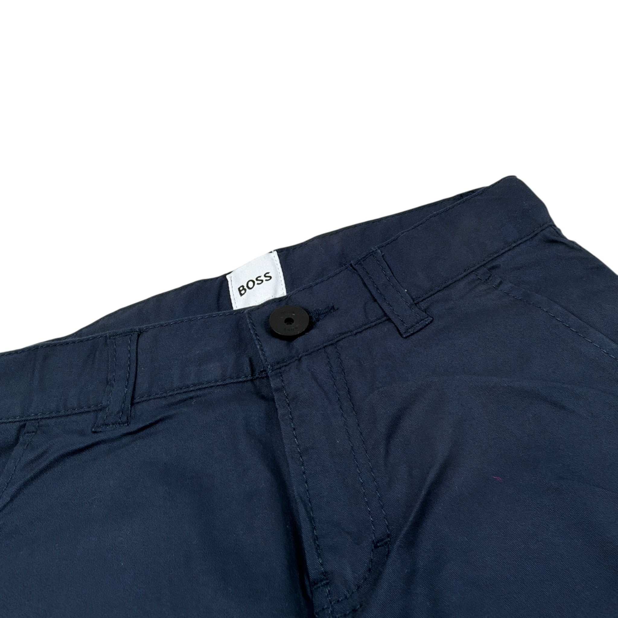 Boss Pantalone tinta unita con Girovita Regolabile Blu per Bambino J50673X BLU BOSS 