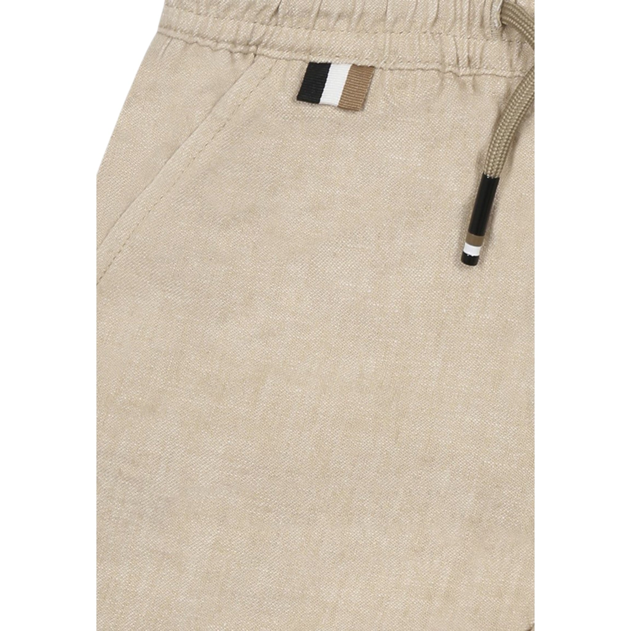Boss Bermuda Tinta Unita con Elastico In Vita per Neonato J52082XXX BEIGE BOSS 