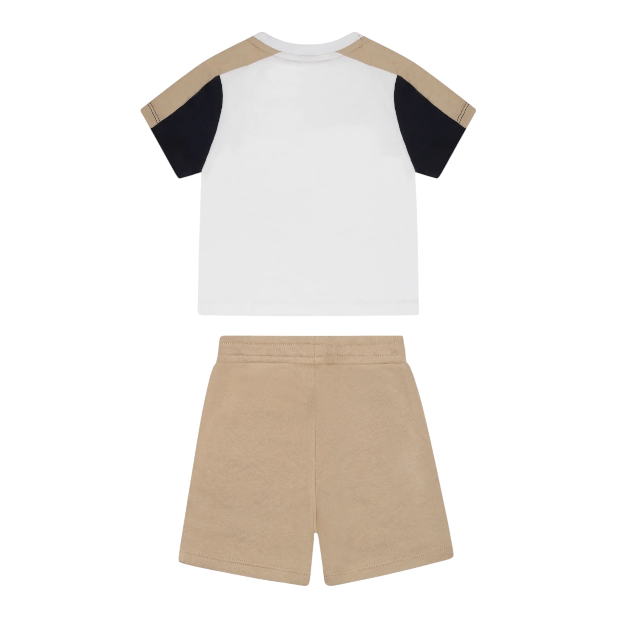 Boss Completo 2 Pezzi T-Shirt-Bermuda per Neonato J52120 BIANCO/BEIGE BOSS 