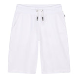 Boss Bermuda Tinta Unita con Logo per Bambino J52169B BIANCO BOSS 
