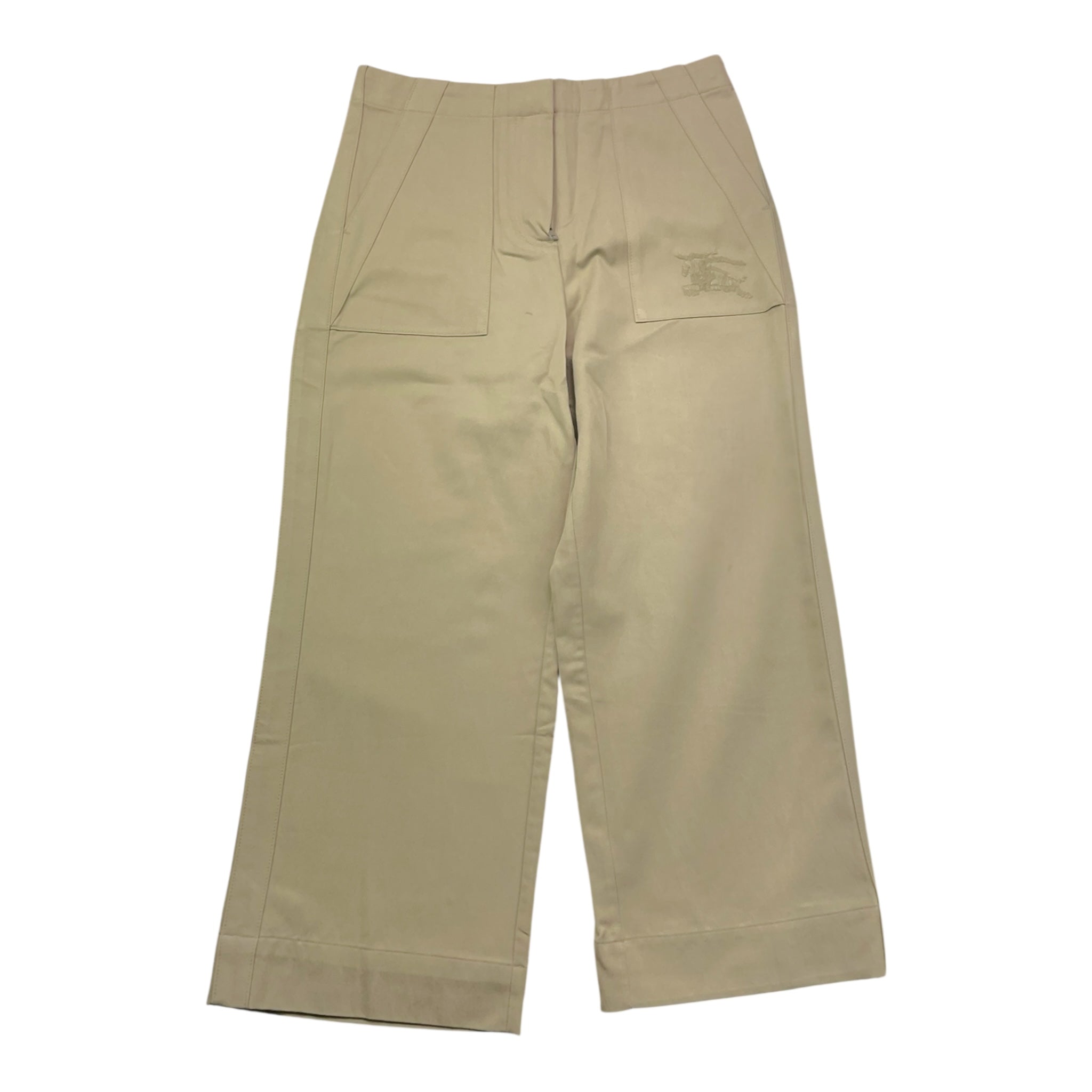 Burberry Pantalone Tinta Unita con Logo per Bambina 8088678 BEIGE BURBERRY 