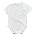 Calamaro Body Tinta Unita Mezza Manica per Neonata FJDJJD BIANCO CALAMARO 