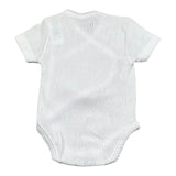 Calamaro Body Tinta Unita Mezza Manica per Neonata FJDJJD BIANCO CALAMARO 